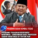 Prabowo Dinilai Responsif Menyerap Aspirasi Masyarakat, Pendekatan Kepemimpinan Jadi Sorotan